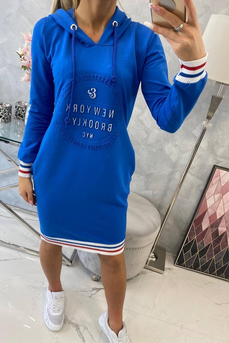 športové šaty kráľovská modrá Brooklyn